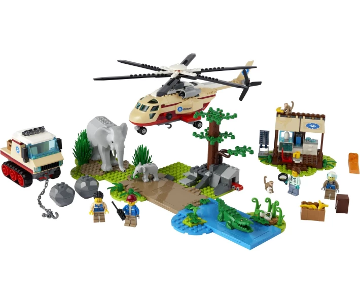 Фото - дитячий конструктор LEGO® City Операція з порятунку звірів (60302)
