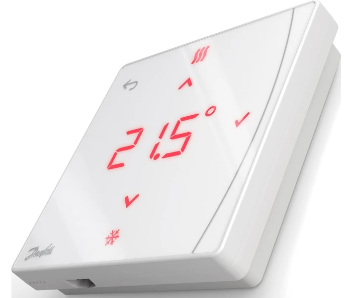 Фото - терморегулятор Терморегулятор Danfoss Icon2 RT, Display, білий (088U2121)