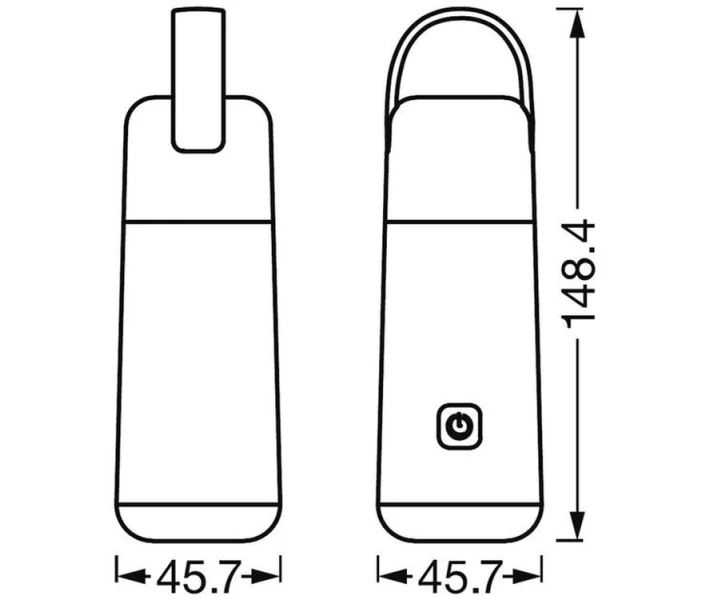 Фото - нічник Нічник LEDVANCE NIGHTLUX LANTERN POWERBANK 0,5W 1000mAh 3000-4000K білий (4058075570207)
