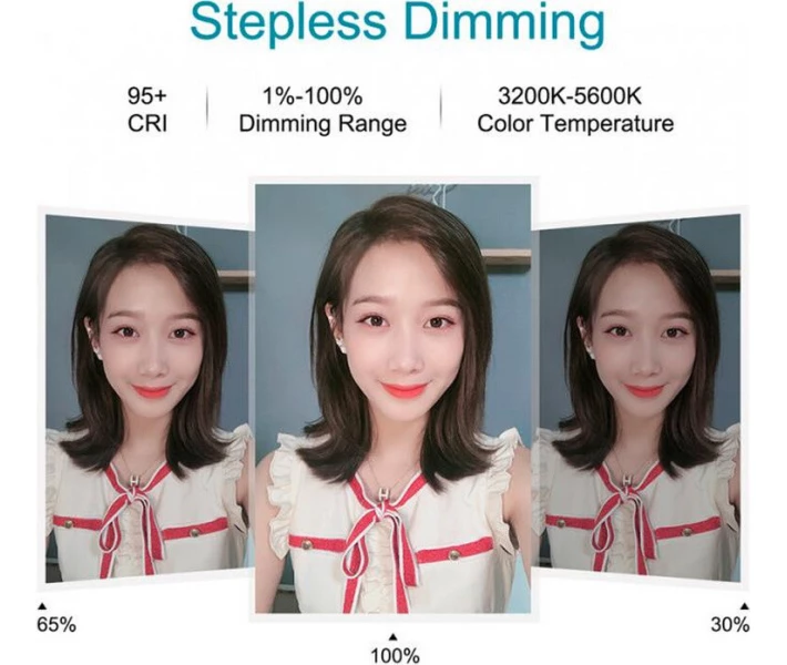 Фото - Кільцеве світло Кільцева лампа Puluz PKT3038 6.2 "+ штатив 55см (14W)