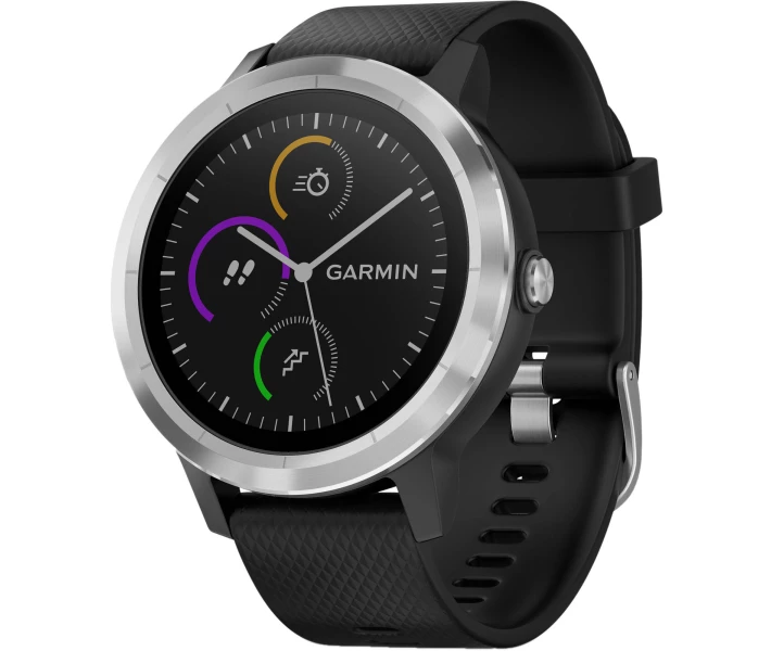 Фото - смарт-годинник Смарт-годинник Garmin Vivoactive 3 Black with Stainless (010-01769-01)