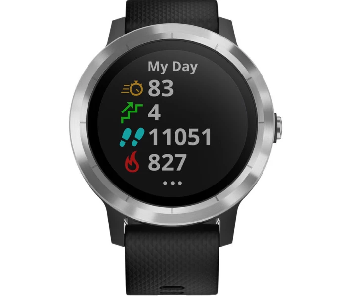 Фото - смарт-годинник Смарт-годинник Garmin Vivoactive 3 Black with Stainless (010-01769-01)