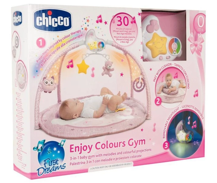 Фото - розвиваючий килимок Розвиваючий килимок Chicco Enjoy Colours Рожевий (09866.10)