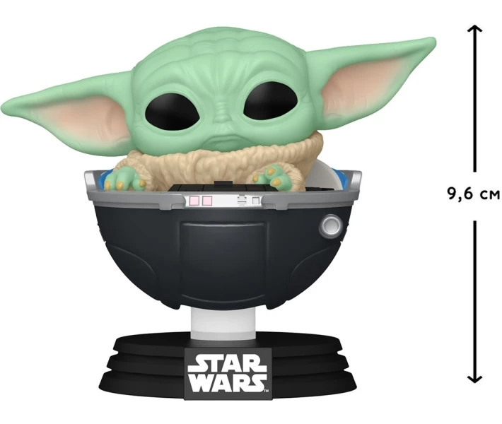 Фото - фігурки ігрові, персонажі мультфільмів Ігрова фігурка FUNKO POP! серії "Мандалорець" - МАЛЮК ҐРОГУ У ВІЗОЧКУ (76551)