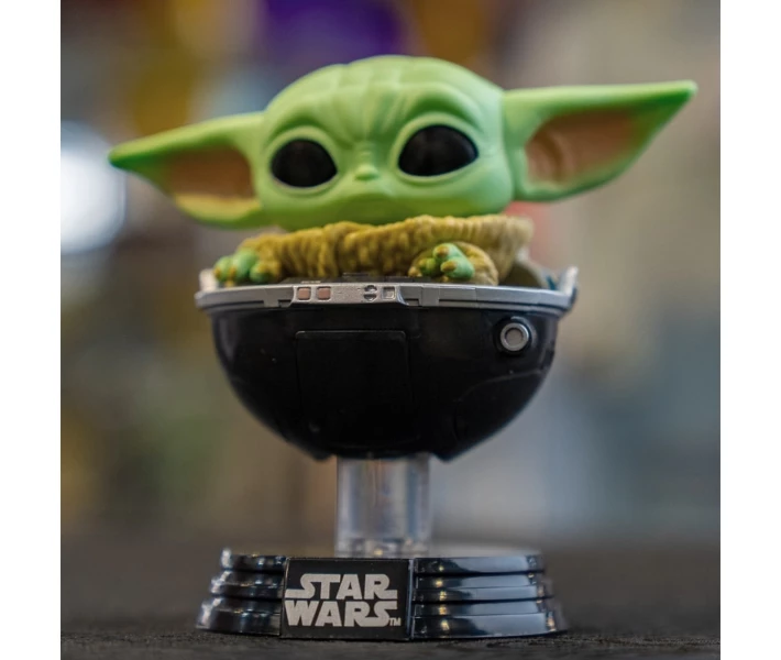 Фото - фігурки ігрові, персонажі мультфільмів Ігрова фігурка FUNKO POP! серії "Мандалорець" - МАЛЮК ҐРОГУ У ВІЗОЧКУ (76551)