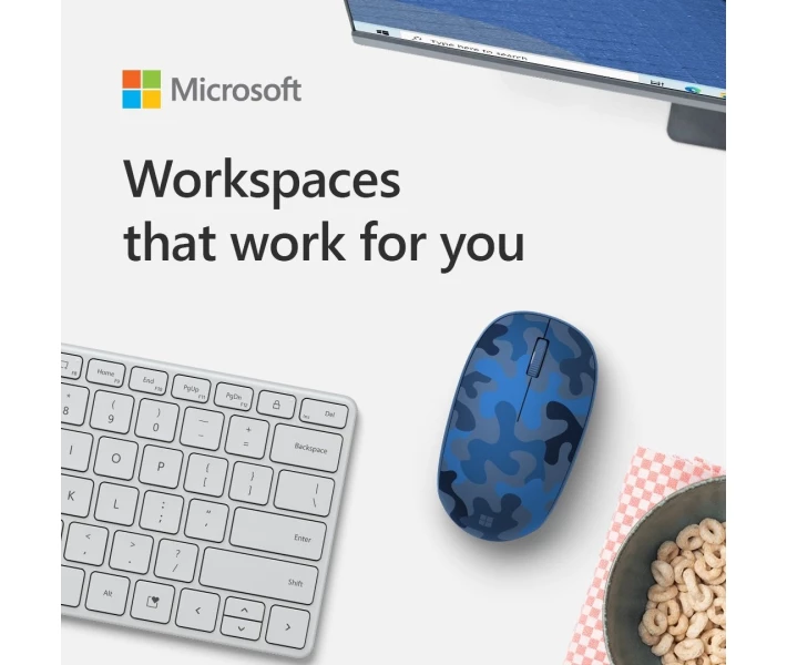 Фото - Мишки Миша Microsoft Camo SE Bluetooth Blue Camo (8KX-00024)