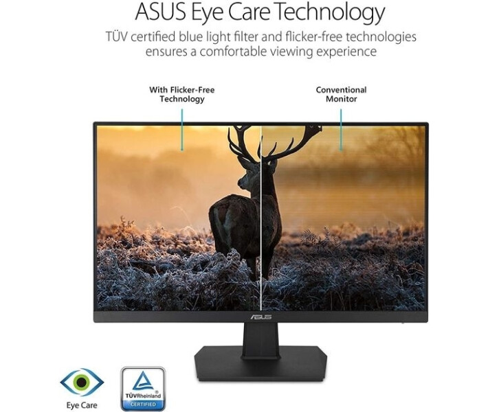 Фото - монітор Монітор ігровий 23.8" ASUS VA24EHF (90LM0560-B04170) Black          