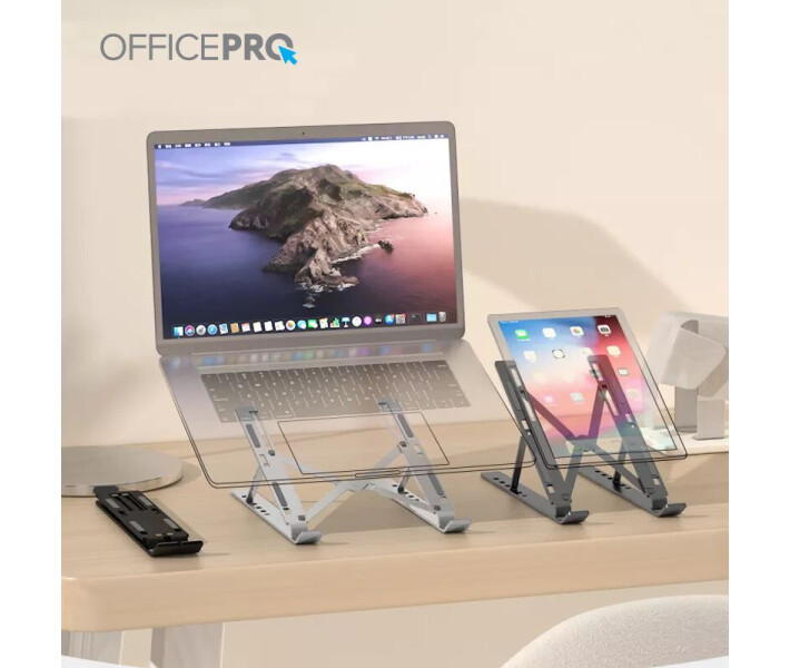 Фото - стіл і підставку для ноутбука Підставка для ноутбука OfficePro LS320B Black