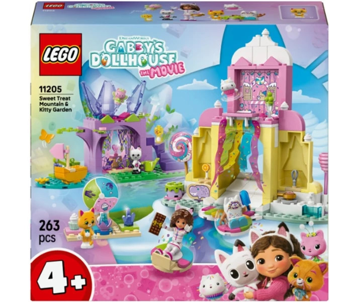 Конструктор LEGO® Gabby's Dollhouse Гора солодощів і сад Кітті