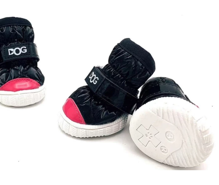 Фото - одяг та взуття для собак Взуття для собак Pet DOG Teddy shoes розмір L Рожевий