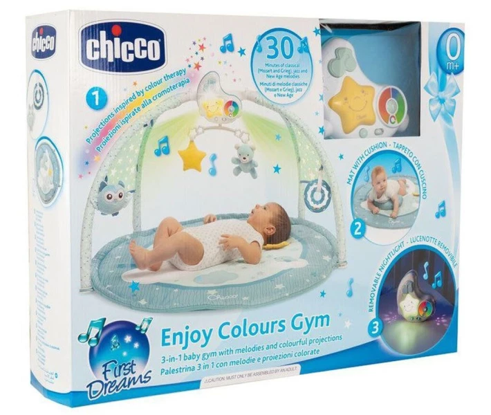 Фото - розвиваючий килимок Розвиваючий килимок Chicco Enjoy Colours Блакитний (09866.20)
