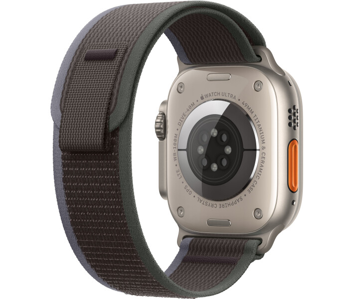 Фото - смарт-годинник Смарт-годинник Apple Watch Ultra 2 GPS + Cellular, 49mm Titanium Case with Blue/Black Trail Loop - S/M (MRF53UL/A)