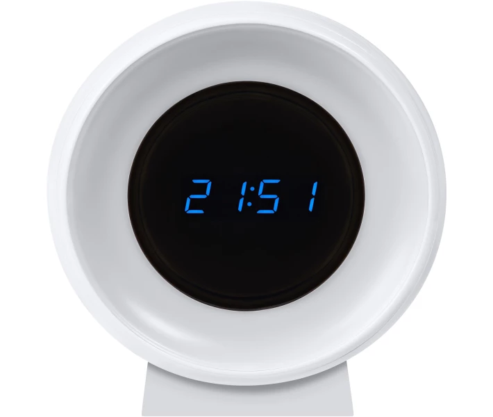 Фото - нічник Нічник LEDVANCE NIGHTLUX CLOCK 0,3W 500mAh 6500K білий (4058075757721)