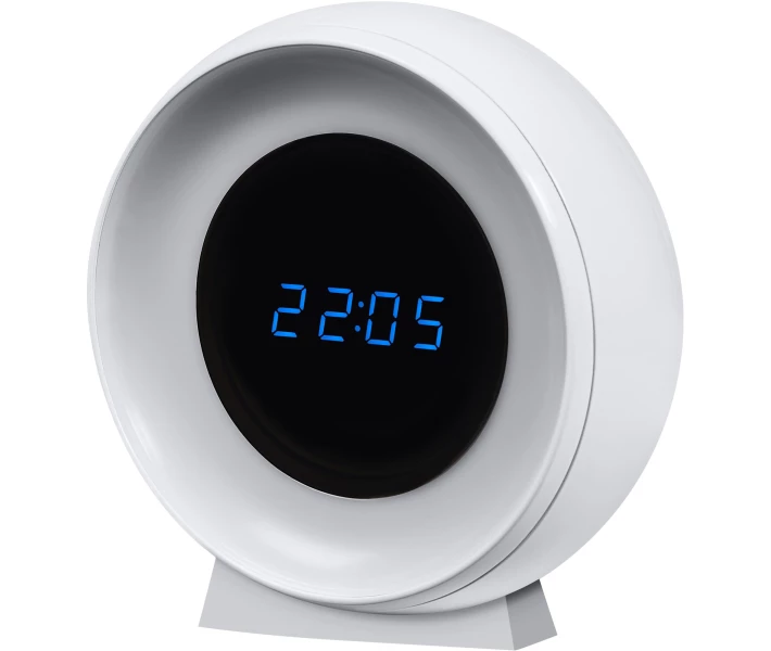 Фото - нічник Нічник LEDVANCE NIGHTLUX CLOCK 0,3W 500mAh 6500K білий (4058075757721)