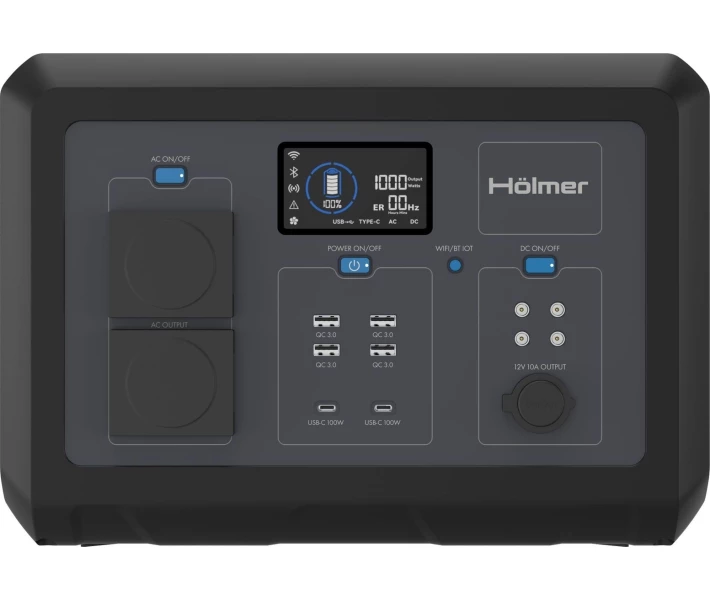 Фото - зарядну станцію Портативна зарядна станція Hölmer BCP1500 1500W / 1280Wh / LiFePO4