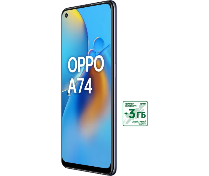 Фото - мобільний телефон і смартфон OPPO A74 4/128Gb Prism Black (чорний)