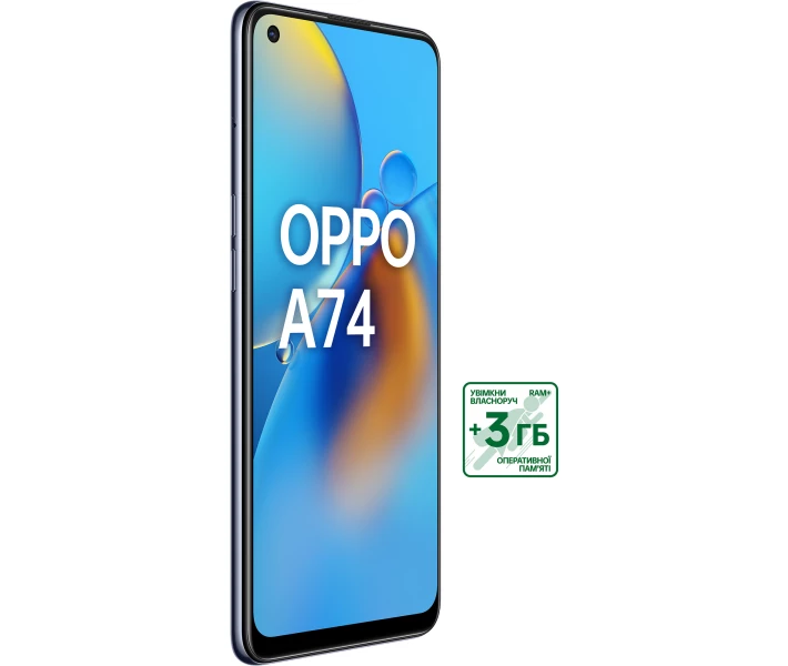 Фото - мобільний телефон і смартфон OPPO A74 4/128Gb Prism Black (чорний)