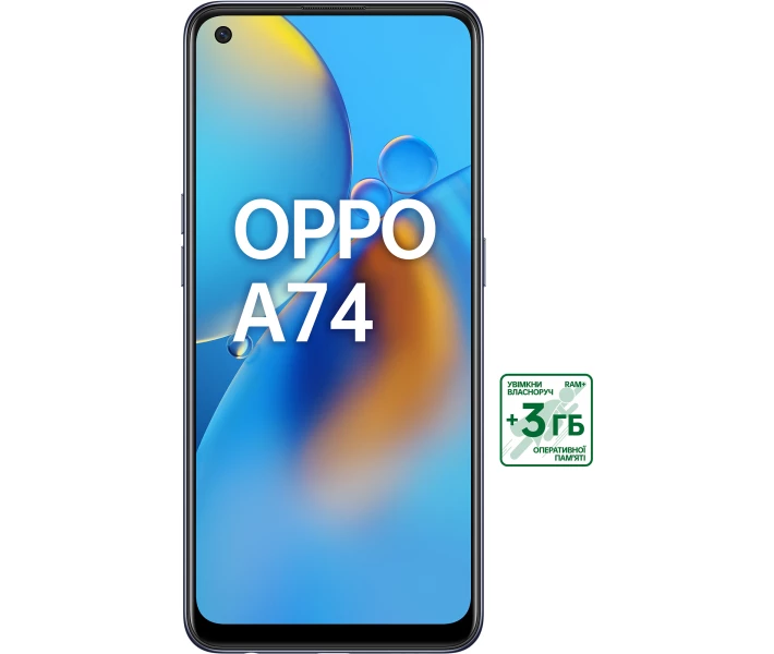 Фото - мобільний телефон і смартфон OPPO A74 4/128Gb Prism Black (чорний)