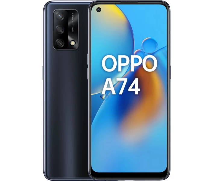Фото - мобільний телефон і смартфон OPPO A74 4/128Gb Prism Black (чорний)