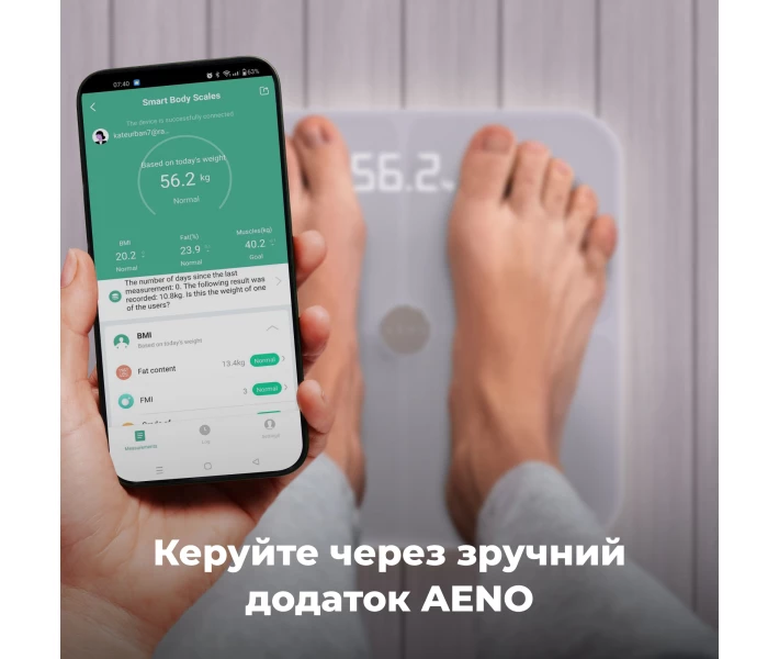 Фото - підлогові ваги Ваги напольні Aeno BS1S