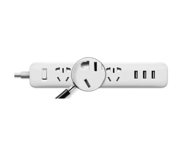 Фото - мережевий фільтр Мережевий фільтр KingMi Power Strip with WiFi (5 розеток без USB) White