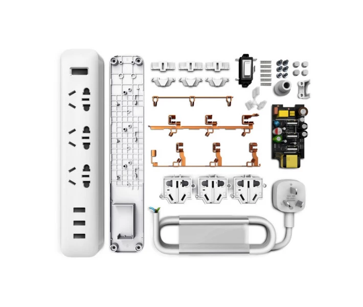 Фото - мережевий фільтр Мережевий фільтр KingMi Power Strip with WiFi (5 розеток без USB) White