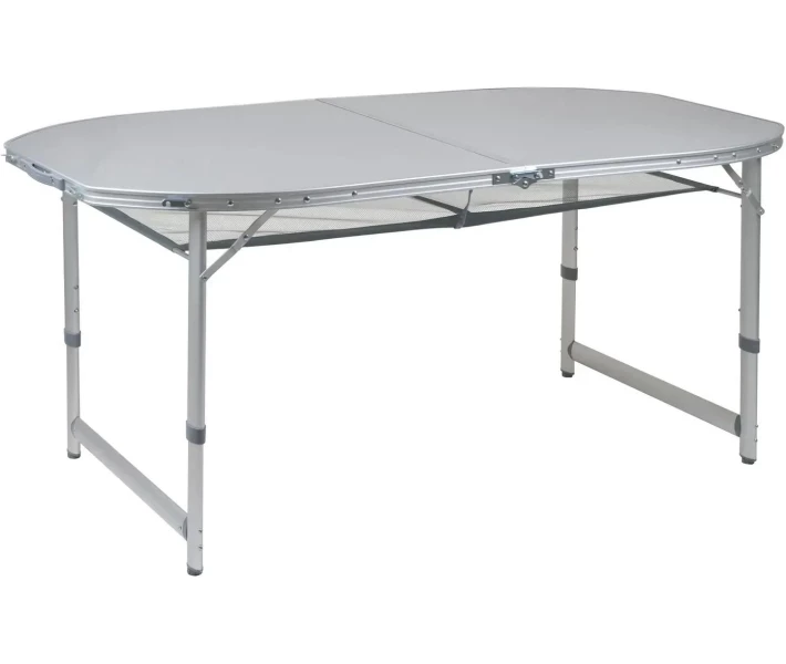 Фото - розкладні меблі Стіл Bo-Camp Premium Oval1 50x80cm Grey (1404405)
