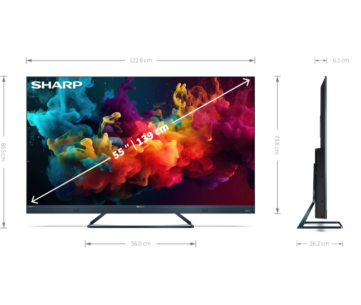 Фото - телевізор Телевізор Sharp 55FQ5EG (4T-C55FQ5EM2AG)