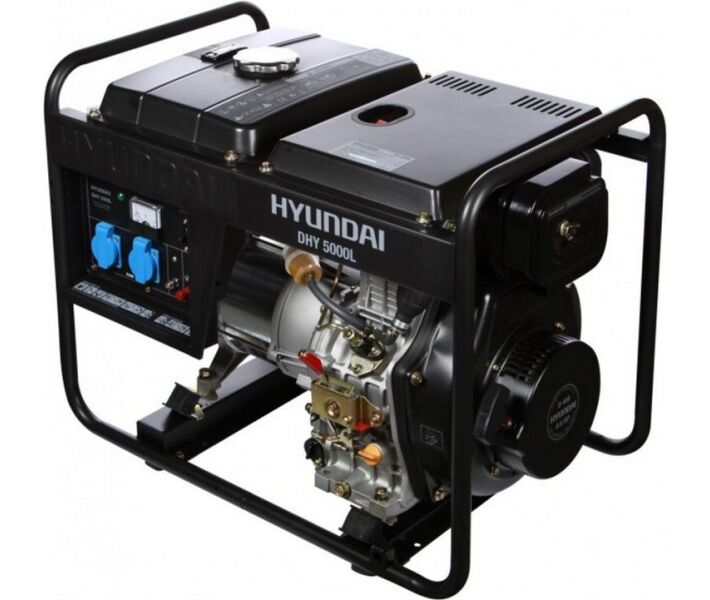 Фото - генератор Дизельний генератор Hyundai DHY 5000L
