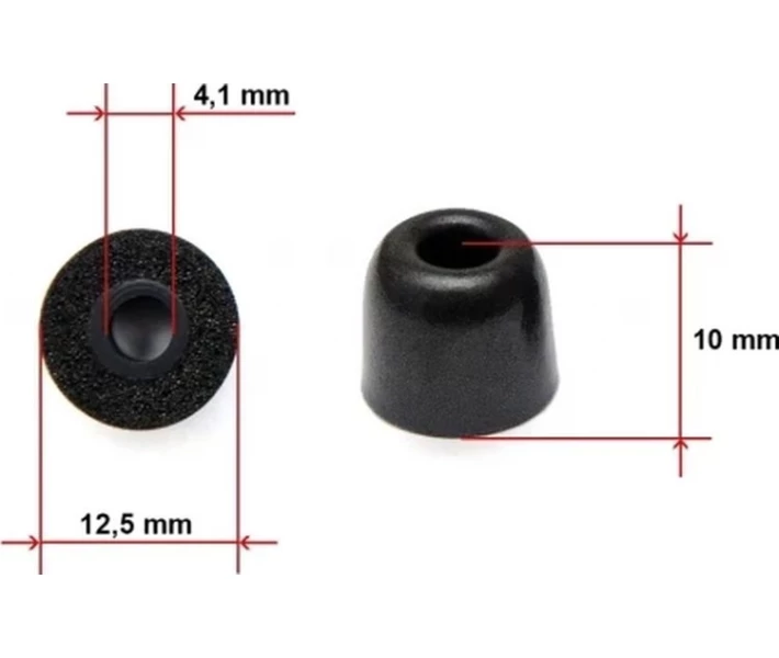 Фото - аксесуари для навушників Soundmag Premium пінні амбюшюри M size 4.1 mm (FE-678012M) (1 pair)