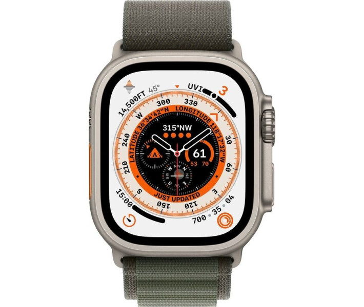 Фото - аксессуар до смарт-годинниа Ремінець Apple 49mm Green Alpine Loop - Small (MQE23ZM/A)