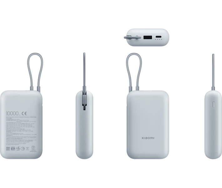 Фото - універсальну мобільну батарею Power Bank Xiaomi 10000mAh 22.5W (Integrated Cable) (BHR9073GL)голуб