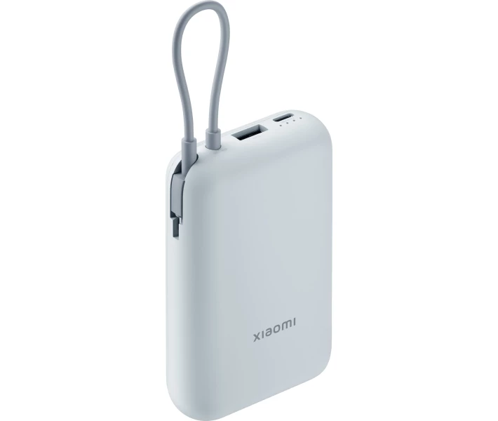 Фото - універсальну мобільну батарею Power Bank Xiaomi 10000mAh 22.5W (Integrated Cable) (BHR9073GL)голуб