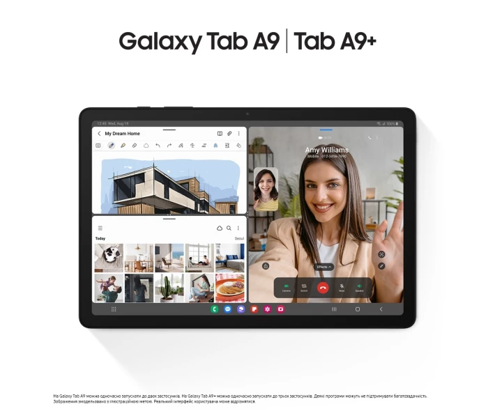 Фото - планшет Планшет Samsung Galaxy Tab A9 WiFi 8/128GB (SM-X110NZAESEK) Graphite
