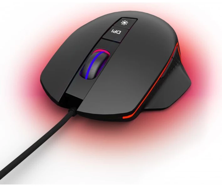 Фото - мишку для ноутбука Миша ігрова GamePro Nitro USB Black (GM365)