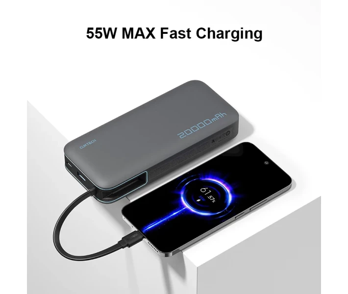 Фото - універсальну мобільну батарею Power Bank CUKTECH PB200N 20000mAh 55W помаранчевий