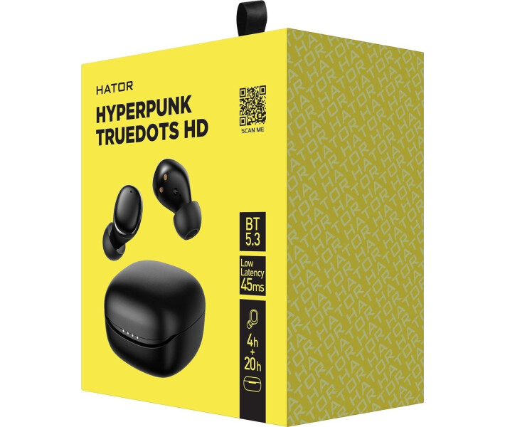Фото - навушники Навушники HATOR Hyреrpunk Truedots HD (HTA-411) Black