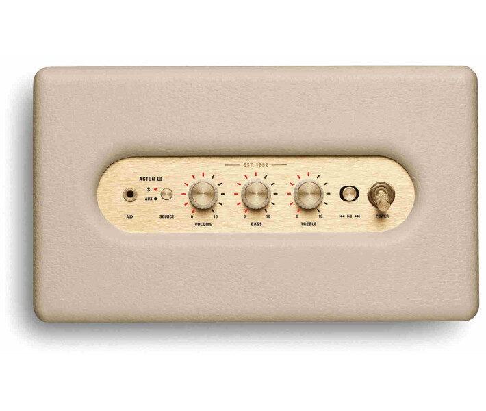 Фото - портативну колонку Акустика Marshall Loud Speaker Acton III Bluetooth Cream