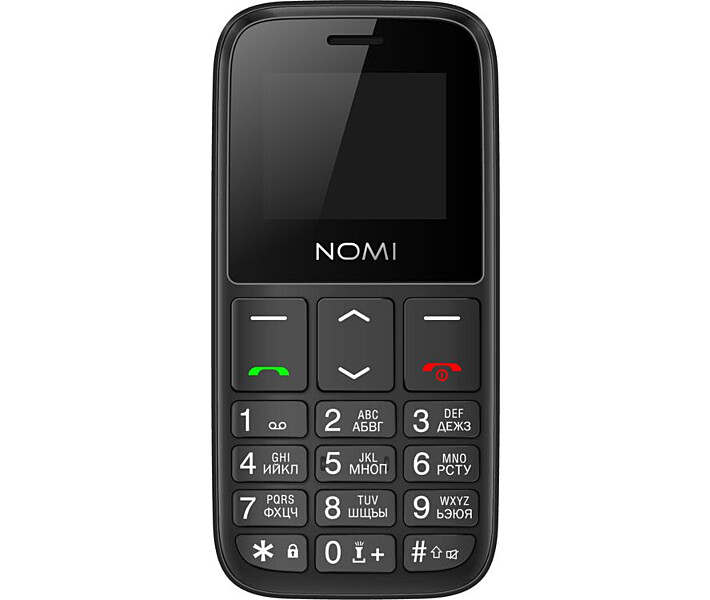 Фото - мобільний телефон і смартфон Nomi i1870 Black (чорний)