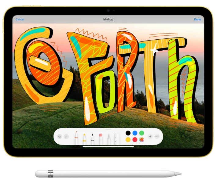 Фото - планшет Планшет Apple iPad 10.9" (10th Gen) Wi-Fi 64GB Silver (MCM74NF/A)
