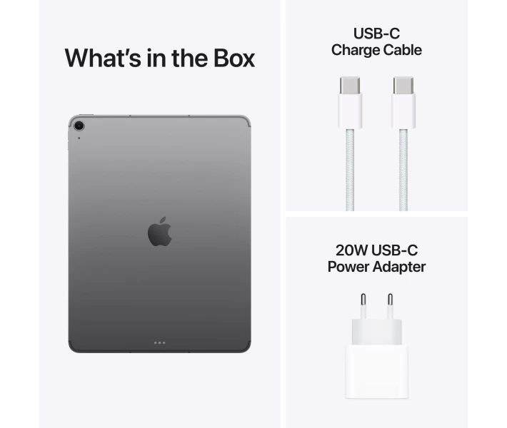 Фото - планшет Планшет Apple iPad Air 13 2025 (M3) Wi-Fi + Cellular 128GB Space Grey (MCJ14TY/A)