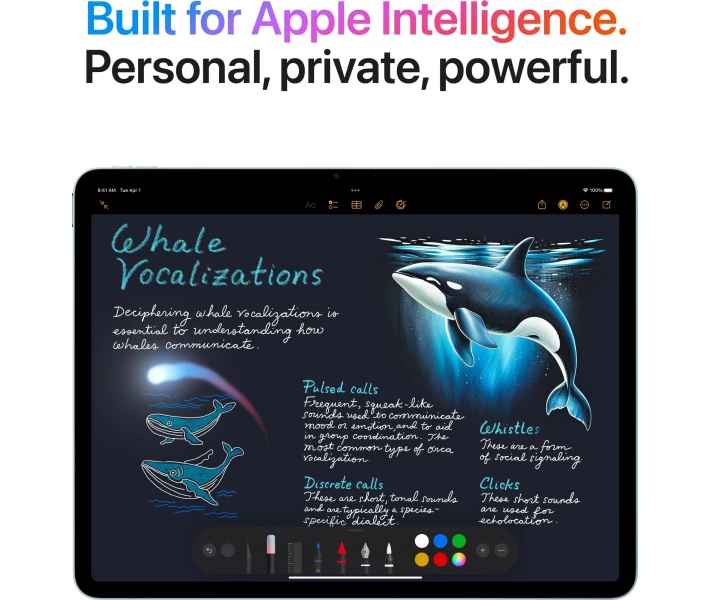 Фото - планшет Планшет Apple iPad Air 13 2025 (M3) Wi-Fi + Cellular 128GB Space Grey (MCJ14TY/A)