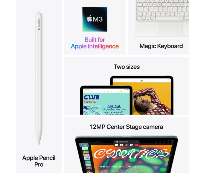 Фото - планшет Планшет Apple iPad Air 13 2025 (M3) Wi-Fi + Cellular 128GB Space Grey (MCJ14TY/A)