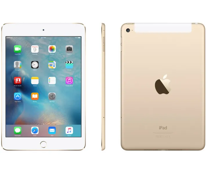 Планшет Apple iPad mini 4 Wi-Fi + 4G 16GB Gold (MK712) купити в
