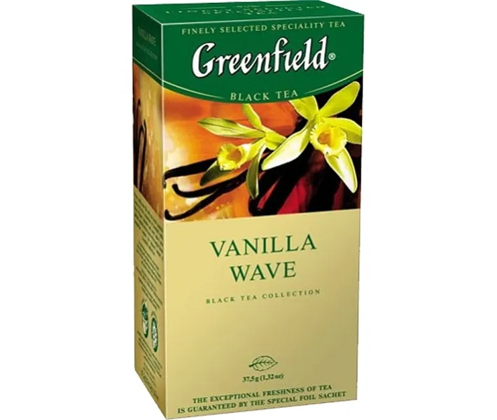 Фото - чай Чай Greenfield Vanilla Wave 25 пакетиків