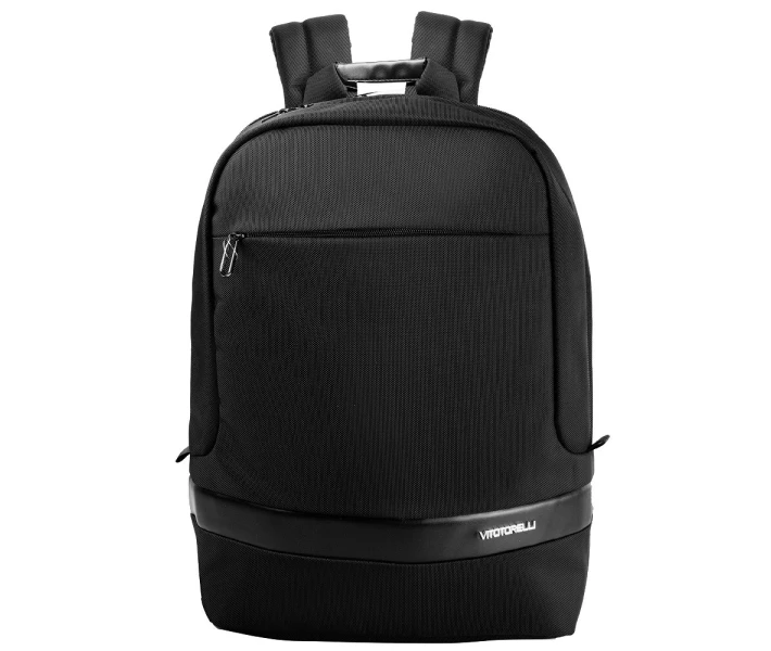 Фото - Рюкзаки Чоловік міської рюкзак (VT-K591-black) Vito Torelli 31х46х13 см Чорний