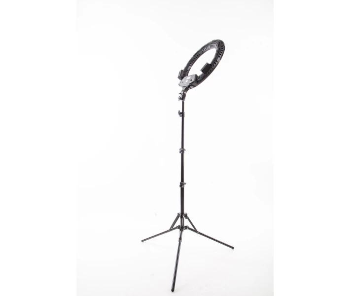 Фото - Кільцеве світло Кільцева LED лампа LUMERTY Premium (45см – 96Вт) на штативі з сумкою, для блогера/селфі/фотографа/візажиста/beauty-майстрів