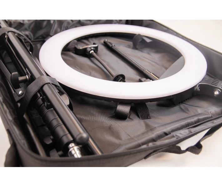 Фото - Кільцеве світло Кільцева LED лампа LUMERTY (45см - 75w) на штативі, для блогера/селфі/фотографа/візажиста/beauty-майстрів