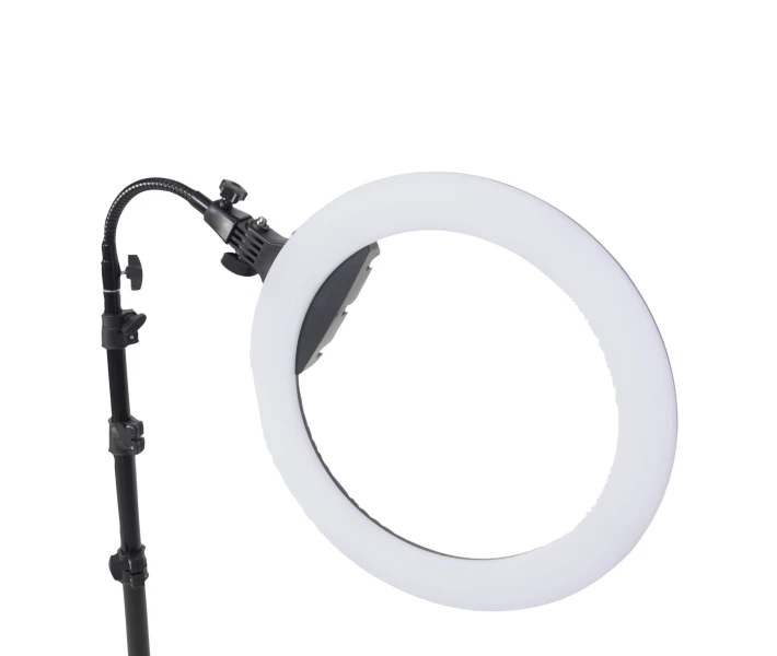 Фото - Кільцеве світло Кільцева LED лампа LUMERTY (45см - 75w) на штативі, для блогера/селфі/фотографа/візажиста/beauty-майстрів