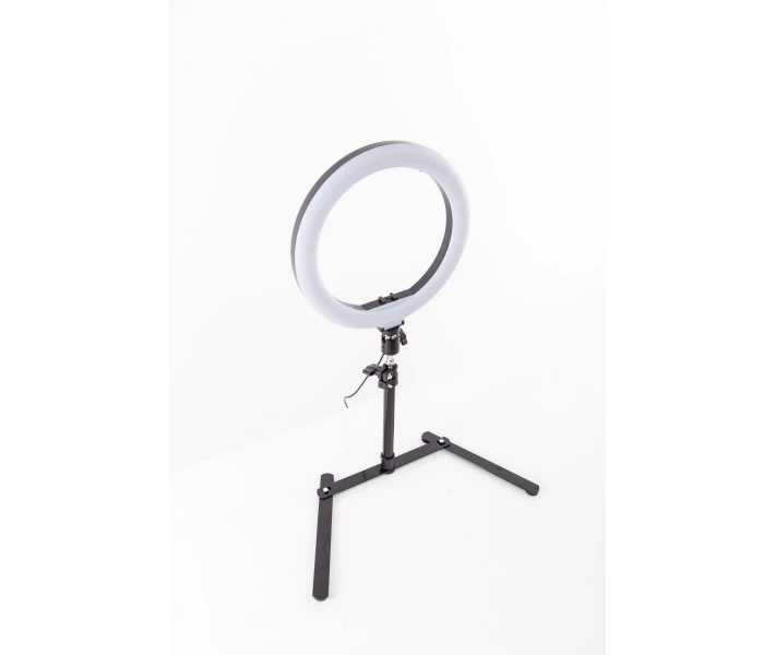 Фото - Кільцеве світло Кільцева LED лампа LUMERTY Mini (25см - 20w) на настільному штативі з утримувачем для телефону, для селфі/блогерів/beauty